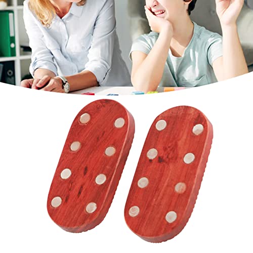 Zappelspielzeug für Erwachsene, Spielzeug Zum Stressabbau, Fidget Slider, Rotes Sandelholz, Stressabbau, Gravierte Fingerspitze, Fidget-Slider-Spielzeug, Fidget-Spinner für das Büro (Unbegrenzte von VGEBY