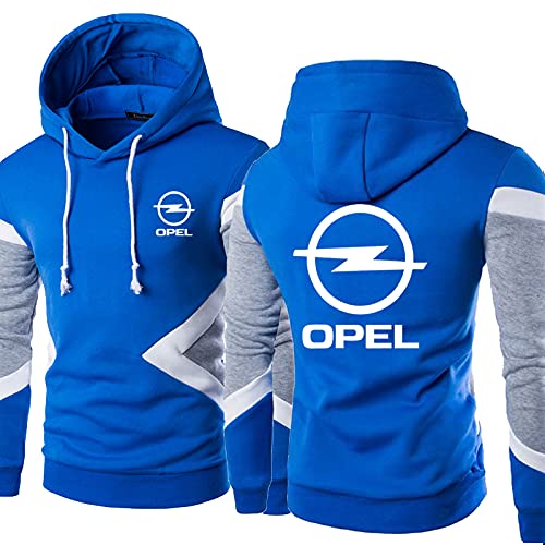 VGFSVGDD Frühling Herbst Kapuzenpulli Sweatshirt Pullover für O.P.E.L Print Unisex Hoodie Baseball Shirt Casual Sportswear Stitching Long Sleeve Jacket von VGFSVGDD