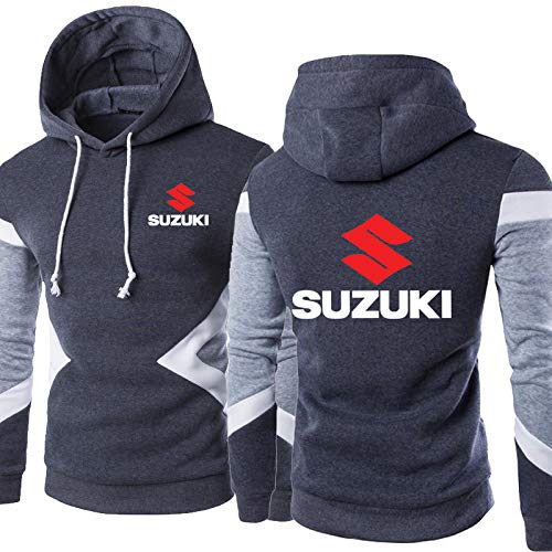 VGFSVGDD Frühling Herbst Kapuzenpulli Sweatshirt Pullover für S.UZ.UK.I Print Unisex Hoodie Baseball Shirt Casual Sportswear Stitching Long Sleeve Jacket von VGFSVGDD