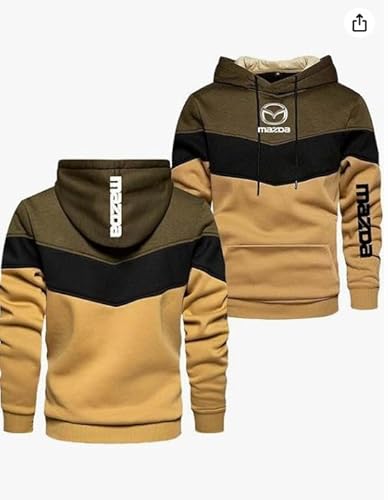 VGFSVGDD Herren Comfy Hoodie Gym Wear For M.az.da Long Sleeve Sweatshirt 3D Hooded Coats Jumpers Tops Hoody Graphic Jacken von VGFSVGDD