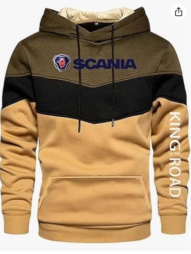 VGFSVGDD Herren Comfy Hoodie Gym Wear For Scaniaa Long Sleeve Sweatshirt 3D Hooded Coats Jumpers Tops Hoody Graphic Jacken von VGFSVGDD