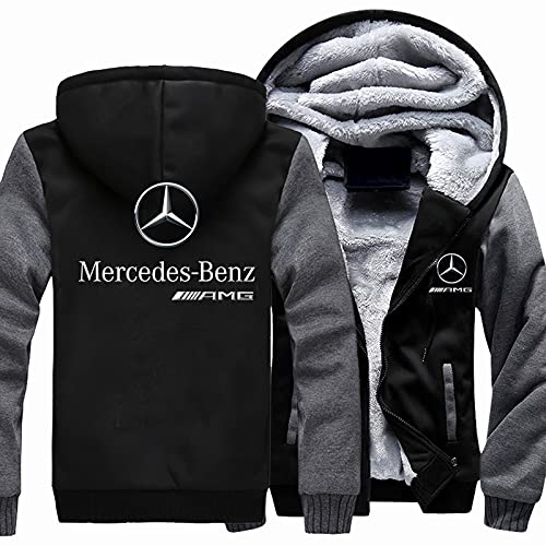 VGFSVGDD Herren-Kapuzenjacke Für ..M.e.rc.ed.es A.M.G Kapuzenpullover Print Casual Zip Warm Teen Sweatshirt Stitching Langarm Mantel von VGFSVGDD