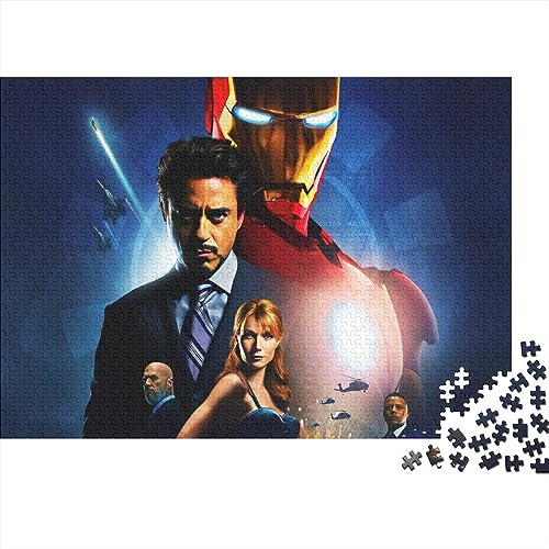 1000 Teile Iron Man-Puzzle Für Erwachsene Superhelden-Puzzles Kreatives Holzpuzzle Schwieriges Puzzlespiel Stressabbau Unmögliches Puzzle Für Jugendliche (Größe 75X50CM) von VHOMES