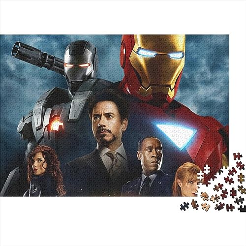 1000 Teile Puzzles Für Erwachsene Iron Man Puzzles Für Erwachsene Puzzles 1000 Teile Puzzlespiel Spielzeug Für Erwachsene Puzzles (Größe 75X50CM) von VHOMES