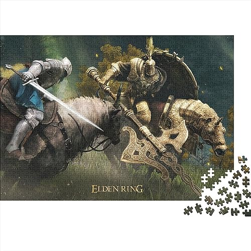 Elden Ring 1000 Teile Puzzle Elden Ring Puzzle Für Erwachsene Kreative Holzbrettpuzzles Tolles Geschenk Für Erwachsene Und Jugendliche (Größe 75X50CM) von VHOMES