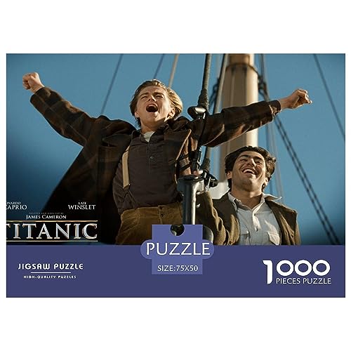 Puzzles Für Teenager 1000 Teile Titanic-Puzzles Für Erwachsene Lernspiel Herausforderungsspielzeug 1000 Teile Holzpuzzles Für Erwachsene (75X50cm) von VHOMES