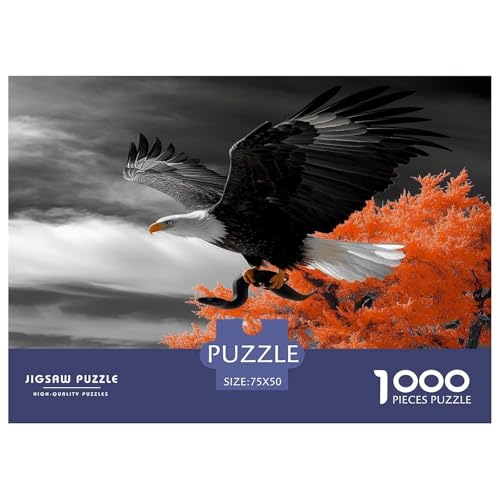 Adler Puzzle 1000 Teile Puzzles Für Erwachsene Klassische Puzzles 1000 Teile Erwachsene Puzzlespiel Erwachsene 1000 Teile Erwachsenen Puzzlespiel Puzzel 1000pcs (75x50cm) von VIAGECSKE