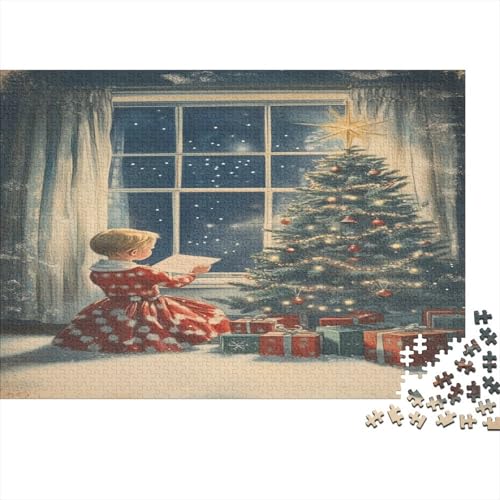 Frohe WeihnachtenPuzzle Puzzles Für Erwachsene 1000 Stück Holz Puzzles Für WeihnachtenErwachsene Herausfordernde Puzzles-Spiel Für Das Ganze Für Frauen, Geschenke Für Männer1000pcs (75x50cm) von VIAGECSKE