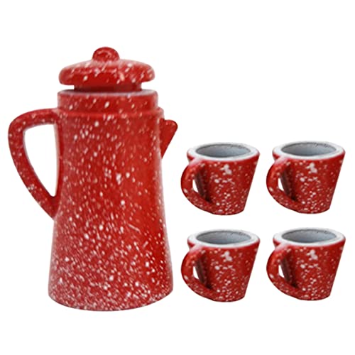 1 Satz Mini Teetasse Lose Küchenzubehör Für Puppenstuben Tee Filterkugel Tee-Ei Miniatur Mini-puppenhauszubehör Simulation Und Tasse Legierung VICASKY von VICASKY