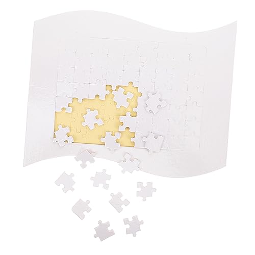 1 Set Wärmeübertragungs Puzzle Spielzeug Puzzles Wärmeübertragungs Rohlingspuzzle Leeres Puzzle Für DIY Sublimation Wärmeübertragungs Rohlingspuzzle Thermotransfer VICASKY von VICASKY