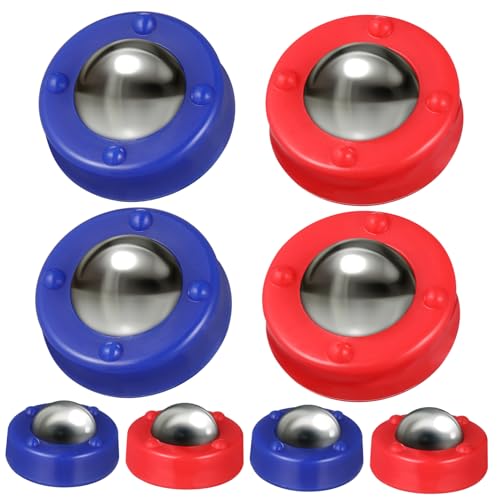 16st Tisch-Shuffleboard Mini-Shuffleboard-Pucks Fußballspielzeug Rollende Perlenausrüstung Brettspiel Rollende Perlen Tischspiel Shuffleboard-zubehör Gleitende Kugeln Stahl VICASKY von VICASKY