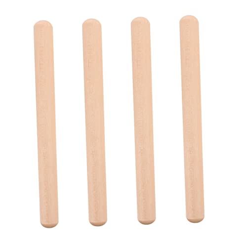 2 Paar Rhythmus Sticks Percussion Spielzeug Musikinstrumente Kinder Lummi Sticks Kidcraft Spielset Instrumentenzubehör Rhythmus Musiksticks Percussion Instrumentensticks VICASKY von VICASKY