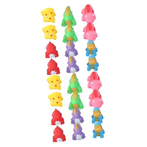 24 STK Dinosaurier-Spielzeug Kinderspielzeug Spielzeug für Kinder Fun Toy Tiere Badespritzer tragbare Badewanne Spielzeuge Babywanne tragbares Quetschspielzeug Kinderbedarf Vinyl VICASKY von VICASKY