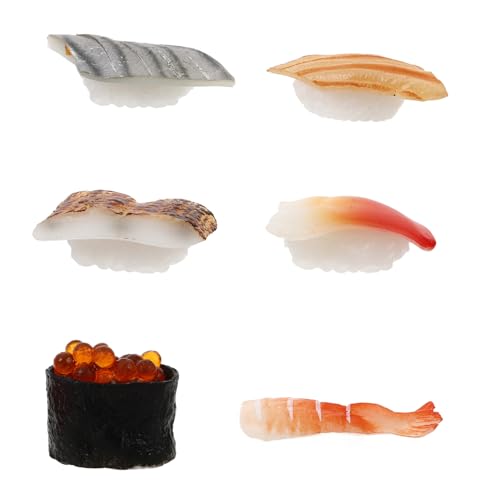 VICASKY Künstliches Sushi-Modell-Set Realistische Simulation Von Sushi- Für Fotografie-Requisiten Mini-Sushi-Spielzeug Für Zuhause von VICASKY