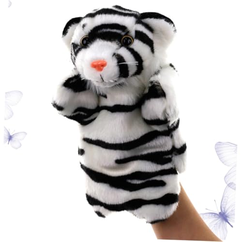 Handpuppe Cartoon-Tierpuppe Puppen für Kinder Puppenspielzeug Tierhandschuhpuppe interaktives Tierspielzeug Geschichte erzählende Marionette Tiger Marionette Geschichte Marionette VICASKY von VICASKY