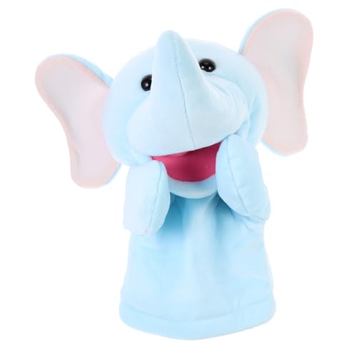 Handpuppe Plüschpuppen Spielzeug Plüsch Beruhigendes Spielzeug Tierpuppen Spielzeug Kinderpuppenpuppe Plüsch Vorgetäuschte Spielzeuge Eltern-Kind-puppenspielzeug Blue Stoff VICASKY von VICASKY