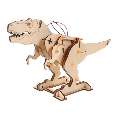 VICASKY Dinosaurier-bausätze 3D-Modellbau-Spielzeug Aus Holz Für Kinder Pädagogisches Stem-Puzzle Wissenschafts-bastelspielzeug Für Jungen Und Mädchen von VICASKY