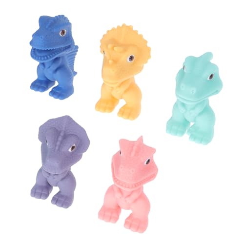 VICASKY 1 Karton Wasserspielzeug Lernspielzeug Für Babys Strandspielzeug Für Kinder Badewanne Spielzeug Badefarben Dinosaurier-badespielzeug Lernspielzeug Für Kinder Dino-Figuren Vinyl von VICASKY