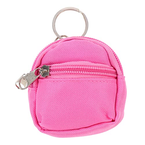 VICASKY 1 PC Puppenhaus Schultasche Für Mädchen Puppenkleidung Und Zubehör Puppenhaus Puppentasche Puppenspielzeug Puppenkleidung Für Mini Kleiner Rucksack Wickeltasche Mini Tasche von VICASKY