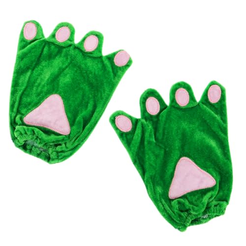 VICASKY 1 Paar Handschuhe Halloween Kostüme Bekleidung Pfoten Fäustlinge Tiere Frosch Warme Handschuhe Tierpfoten Handschuhe Tierkostüm Cartoon Handschuhe Tigerpfoten von VICASKY