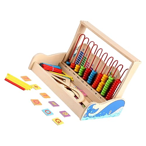 VICASKY 1 Satz Abakusständer Abacus for Abacus Toy Educational Toy for Counting Toy Abakus-Rahmen Jungenspielzeug Abakus- aus Holz Abakus aus Holz hölzern Colorful von VICASKY