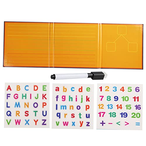 VICASKY 1 Satz Alphabet-puzzle-Buch Magnetische Puzzles Für Kinder Buch Für Kinder Zahlenspielzeug Kinder Rätsel Spielzeug Zur Sprachentwicklung Bücher Für Kleinkinder Kinderrätsel Papier von VICASKY