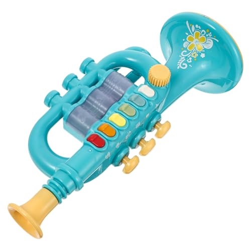 VICASKY 1 Satz Blasinstrumente für kinderinstrumente musikinstrumente Blasinstrument Toys for Mini-Simulation Trompete Lernen Trompete Abs Blue von VICASKY