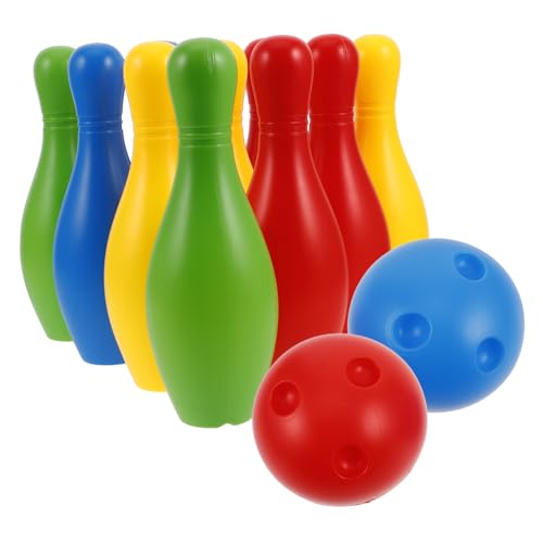 VICASKY Bowling-Set für Jungen und Mädchen Spielzeug Bowlingkugeln für Kleinkinder Bowlingspiel für Jungen und Mädchen für Die Geburtstagsparty von VICASKY