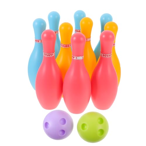 VICASKY 1 Satz Bowlingkugel Bowlen Bowlingkugel Für Bowling Für Kleinkinder Interessantes Bowlingspielspielzeug Indoor- Für Kleinkinder Plastik von VICASKY