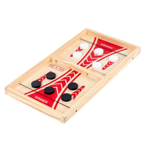 VICASKY 1 Satz Brettspiel Puzzle-Spielzeug Shooter Schachbrett Spielsets für Kinder Air-Hockey-Tisch kinderspiele silvesterspiele Kinder Eltern-Kind-Spielangebot Gobang-Spielbrett hölzern von VICASKY