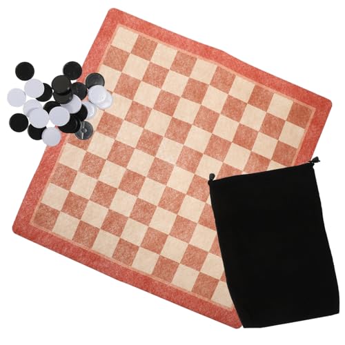 VICASKY 1 Satz Brettspiel Schachbrett Schachbrett für Faltbares Schachbrett magnetisches Schachschach Ludo Schach Faltbarer schachbrettbausatz Schachspiel für Plastik von VICASKY