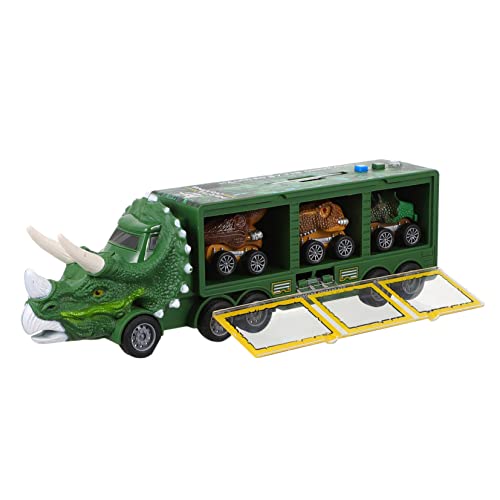 VICASKY 1 Satz Dinosaurier-LKW puppenwagen kinderspielzeug Auto mit Batterie Dinosaurier Trägheitsauto Dinosaurier-Auto- Plastik Green von VICASKY