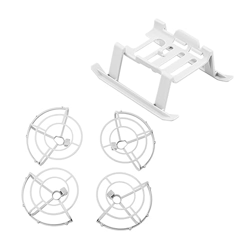 VICASKY 1 Satz Erhöhter Fußschutzring Landung Propellerschutzfixierung Drohnen-Fahrwerk-Kits drohne ersatzteile drohnen zubehör UAV-Schutzhülle Drohnenpropellerschutz Plastik Weiß von VICASKY