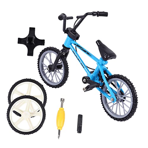 VICASKY 1 Satz Fingerrad Dinosaurierspielzeug Spielzeugauto Fingerfahrräder Roboter Miniatur Kinderspielzeug Mini-fingerbike Kleiner Fahrradmodellbausatz Plastik Blue von VICASKY