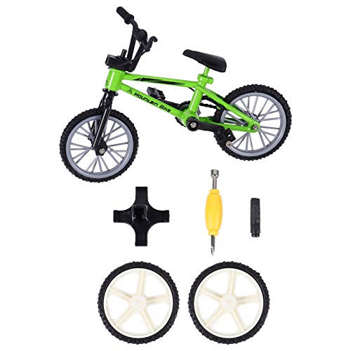 VICASKY 1 Satz Fingerrad Finger-Mini-Fahrrad Simulationsfahrrad Fingerfahrräder Fahrradspielzeug Desktop-Bike Mini-MTB Modell Finger Fahrrad Mini-fingerbike Plastik Green von VICASKY