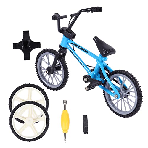 VICASKY 1 Satz Fingerrad Mini-Fingerspielzeug Fahrradspielzeug Spielzeug für Mini-Fingerbike Mini-MTB Spielzeug für Kinder kinderspielzeug Simulationsfahrrad Modell Plastik Blue von VICASKY