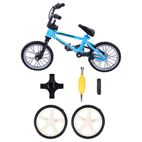 VICASKY 1 Satz Fingerrad für kinderspielzeug Children Toys Mini Fahrrad Mini-Fingerbike Kleinkindspielzeug Mini-MTB Finger Fahrrad Modell Aluminiumlegierung Blue von VICASKY