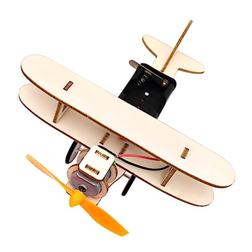 VICASKY 1 Satz Flugzeugmodell für kinderspielzeug spielzeuge Lernspiel Educational Toys pädagogisches DIY-Flugzeugspielzeug Holzflugzeug zum Selbermachen hölzern von VICASKY