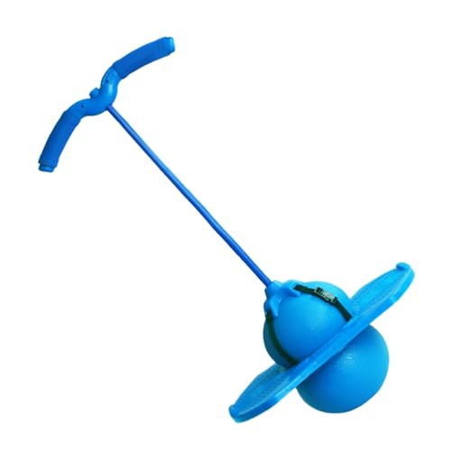 VICASKY 1 Satz Flummi Aufblasbarer Springball Hochsprung-Spielzeug Lustiges Sportspielzeug Kinder Springen Bungee-Spielzeug Fitnessball Mit Griff Kinder Aufblasbarer Ball PVC Blue von VICASKY