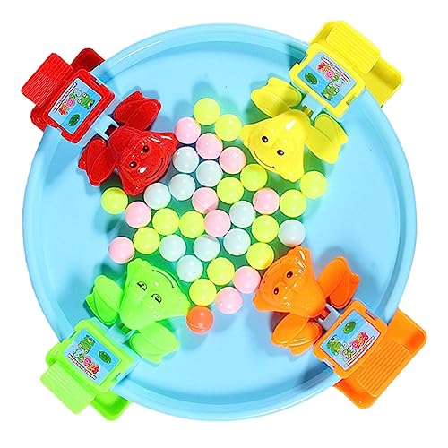 VICASKY 1 Satz Frosch Pacman Spielzeug Spielzeuge Puzzle-Spielzeug Spielzeug Für Die Frühe Entwicklung Kinderspielzeug Perlen Für Kinder Frösche Für Kinder Spiel Mit Hungrigen Fröschen Abs von VICASKY