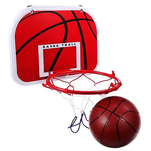 VICASKY 1 Satz Hängender Basketballkorb Mini-Basketball Jungenzimmer Dekor Basketballfelgen Für Kinder Jungenspielzeug Basketball- Basketballständer Für Kinder Kindergeschenk Gummi von VICASKY