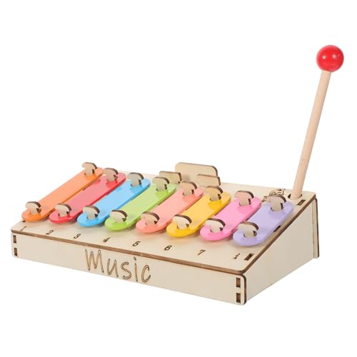 VICASKY 1 Satz Handpercussion Mini-DIY-xylophon-Spielzeug DIY-bastelbedarf Kunsthandwerk, Xylophon Herstellen Pädagogischer Xylophon-bausatz Xylophon-montageprojekt Xylophon-lernset Holz von VICASKY