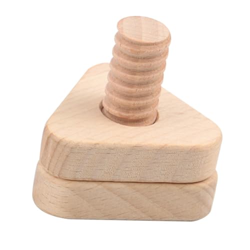 VICASKY 1 Satz Holz Schraubenspielzeug Pädagogisches Konstruktionsspielzeug für Hand Augen Koordination und Formanpassung Sicheres Glattes Design ohne Splitter für Entwicklung Kognitiver VICASKY 1 Satz Holz Schraubenspielzeug Pädagogisches Konstruktionsspielzeug für Hand Augen Koordination und Formanpassung Sicheres Glattes Design ohne Splitter für Entwicklung Kognitiver von VICASKY