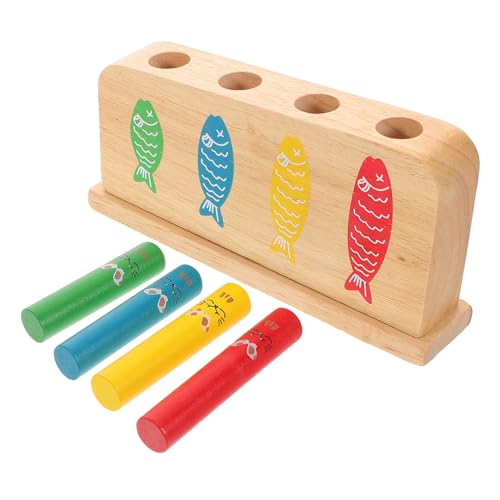 VICASKY 1 Satz Hüpfender Spielstock Kinderzubehör Interaktives Kinderspielzeug Spielspielzeug Aus Holz Aktivitätsspielzeug Aus Holz Passendes Passendes Spiel Für Hölzern von VICASKY