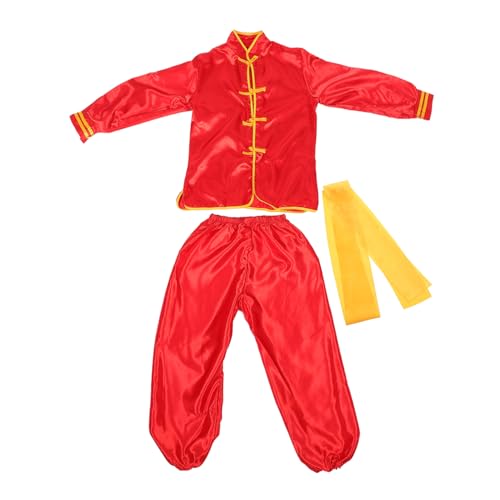 VICASKY 1 Satz Kinder Kampfsport Uniform Kostüm Kinder Kampfsport Grundausstattung Kinder Kung Fu Uniform Kinder Performance Kampfkleidung Chinesische Kleidung Kinder Tai Chi von VICASKY