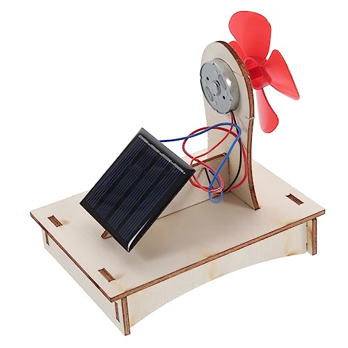 VICASKY 1 Satz Kinder experimente Experiment Kinder basteln für Kinder Solarmotor-Kit Vorbau-Kit Experimente zum Selbermachen für Kinder Solar-Holzspielzeug zum Zusammenbauen hölzern von VICASKY