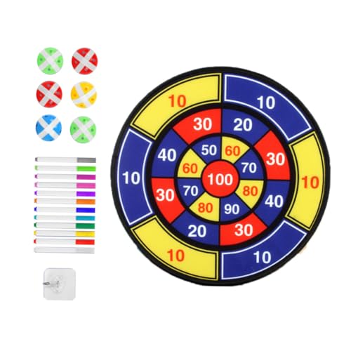 VICASKY 1 Satz Klebriges Kugelziel Spielzeug Für Kinder Dartscheibe Aus Stoff Pädagogische Dartscheibe Spielzeug -brettspiel Kidcraft-spielset Dartspiel Für Die Familie Flanell von VICASKY