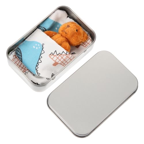 VICASKY 1 Satz Kleine Bärenbox Animal Figures kuschelbären small mevlid hatırası laufstall Toy taschentücher Bärenpuppe Bärenspielzeug für kurzer Plüsch von VICASKY