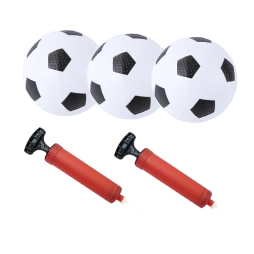 VICASKY 1 Satz Kleiner Fußball Lustiges Spielzeug Kinder Mini-fußball Beach-fußball Fußball Für Kleinkinder Fußbälle Aufblasbarer Ball Mini-sportbälle Outdoor-Spielzeug Für Kinder PVC von VICASKY