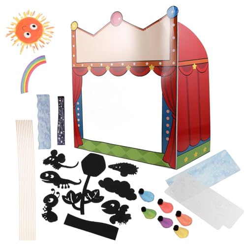 VICASKY 1 Satz Lehrmittel Für Schattenpuppen Marionetten-kit Puppentheater Für Schattenpuppenschirm Handpuppenbewegung Schattenmarionette Schattenfiguren Für Papier von VICASKY